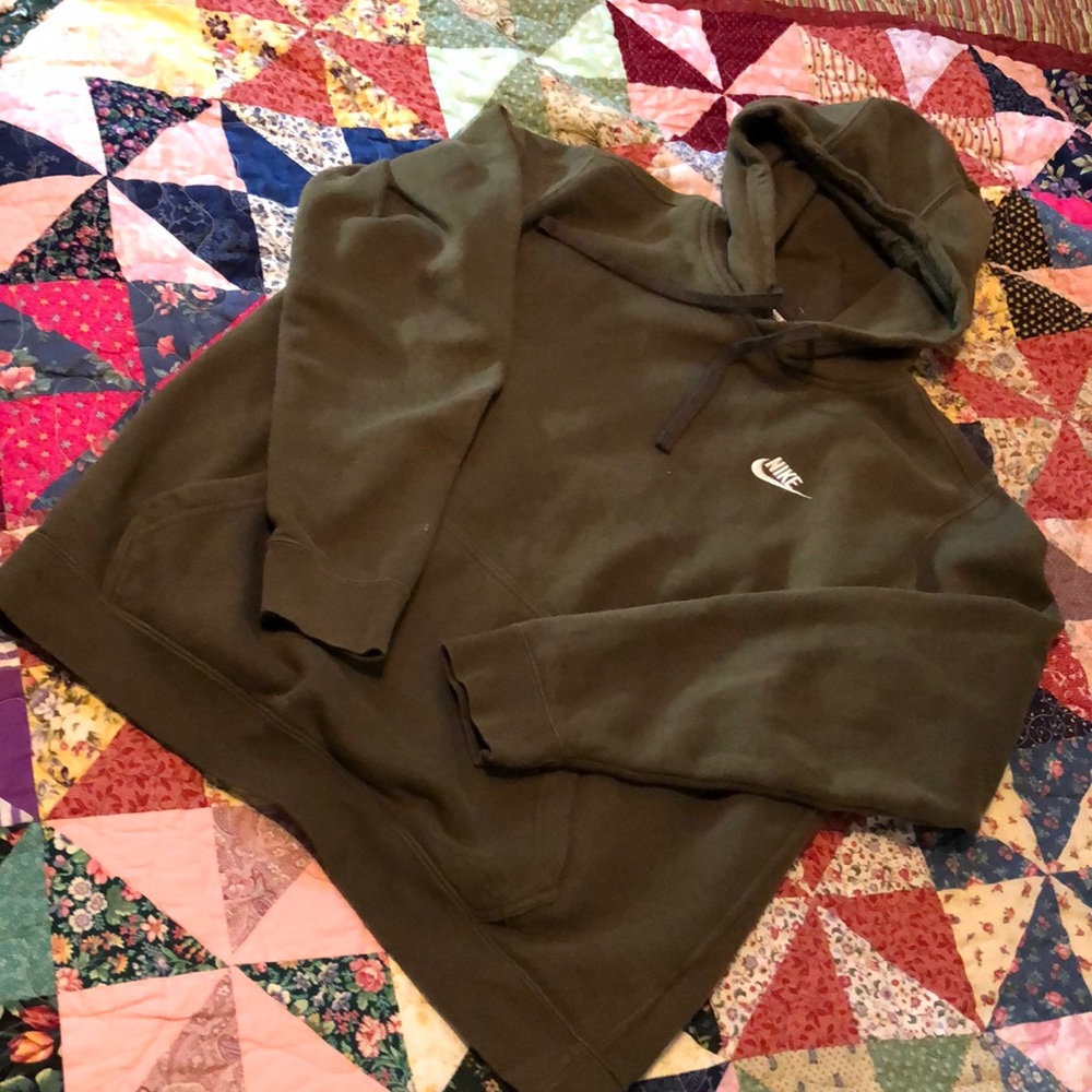 Nike hoodie, green
